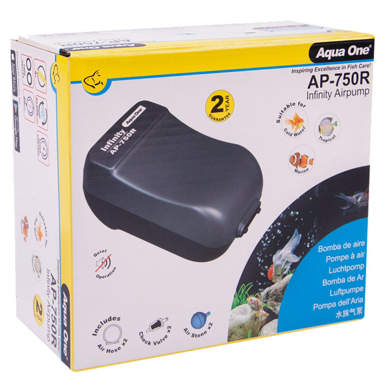 Aqua One Infinity Air Pump AP-750R