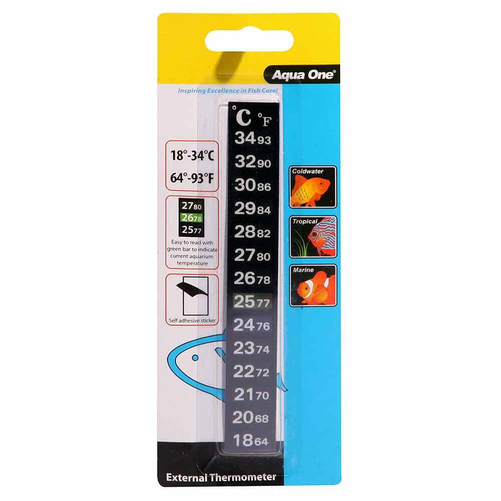 Aqua One Stick-On Thermometer