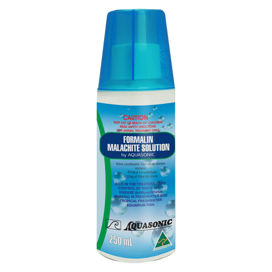 Aquasonic Formaline/Malachite 250ml