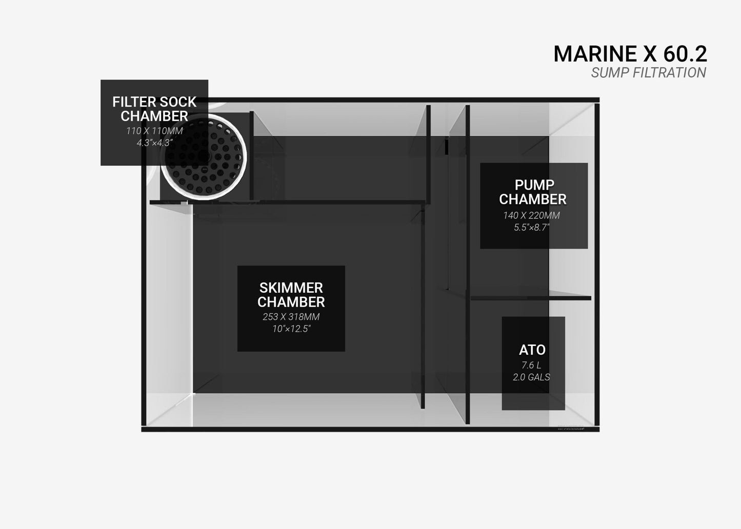 Waterbox Marine X Reef System + Cabinet