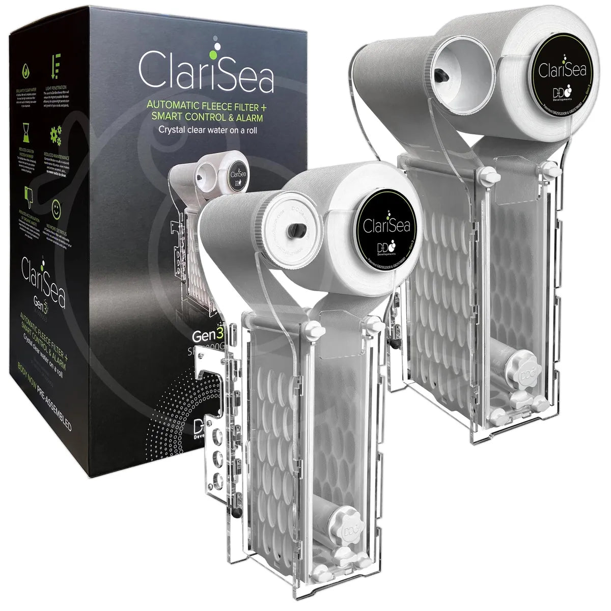 フィルター・ポンプ・ろ材 D-D Claris Sea 3000 D&D ClariSea SK-3000 Gen 3 | Clarisea roller filters & parts