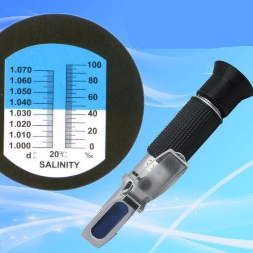 Salinity Refractometer with LED Light