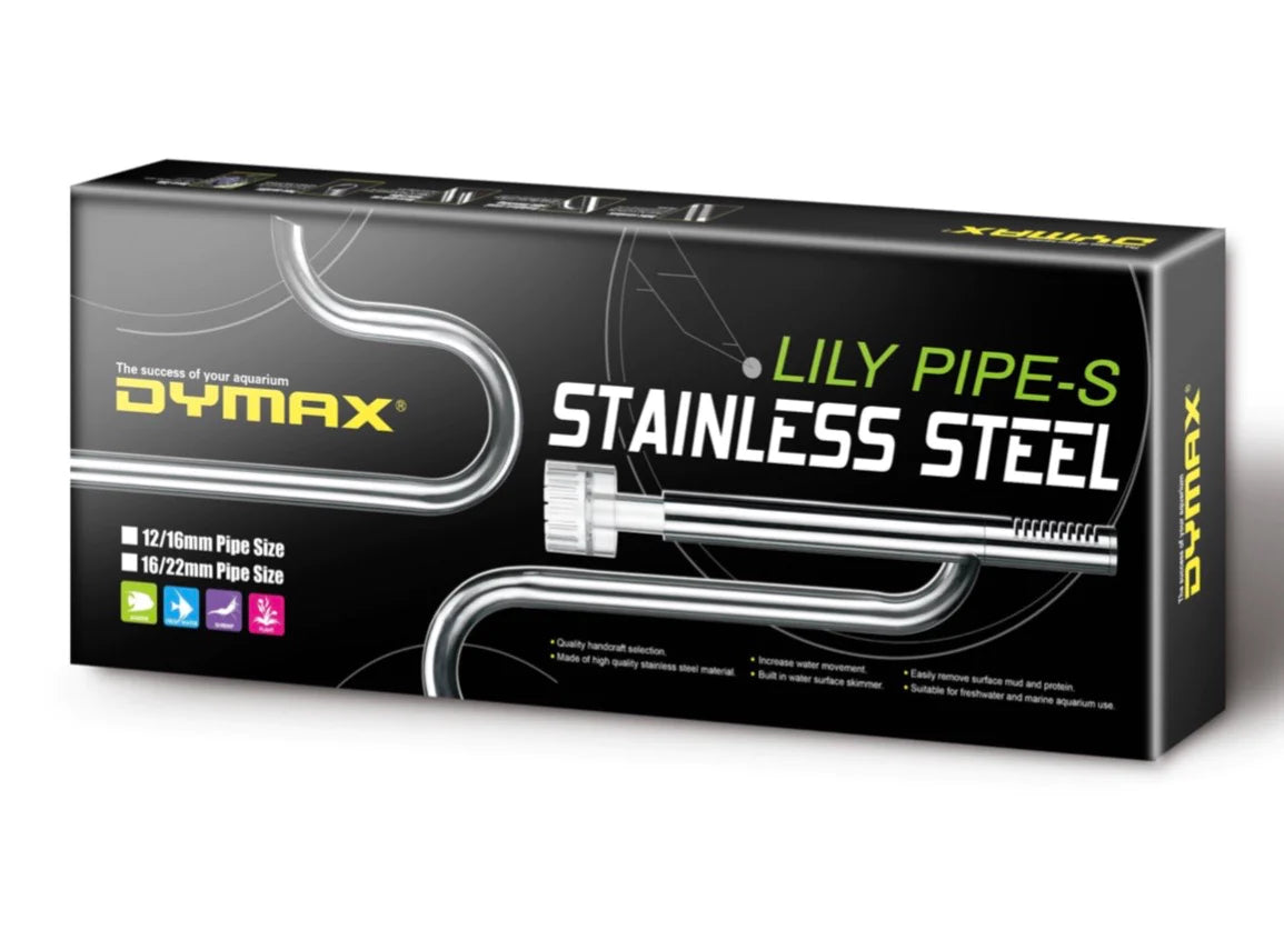 Dymax Stainless Steel Lily Pipe Set W/Surface Skimmer