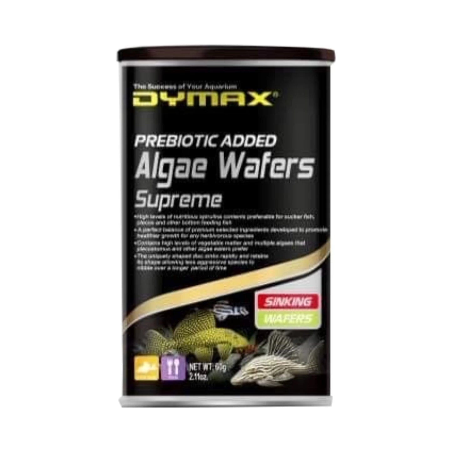 Dymax Supreme Sinking Algae Wafers 60g