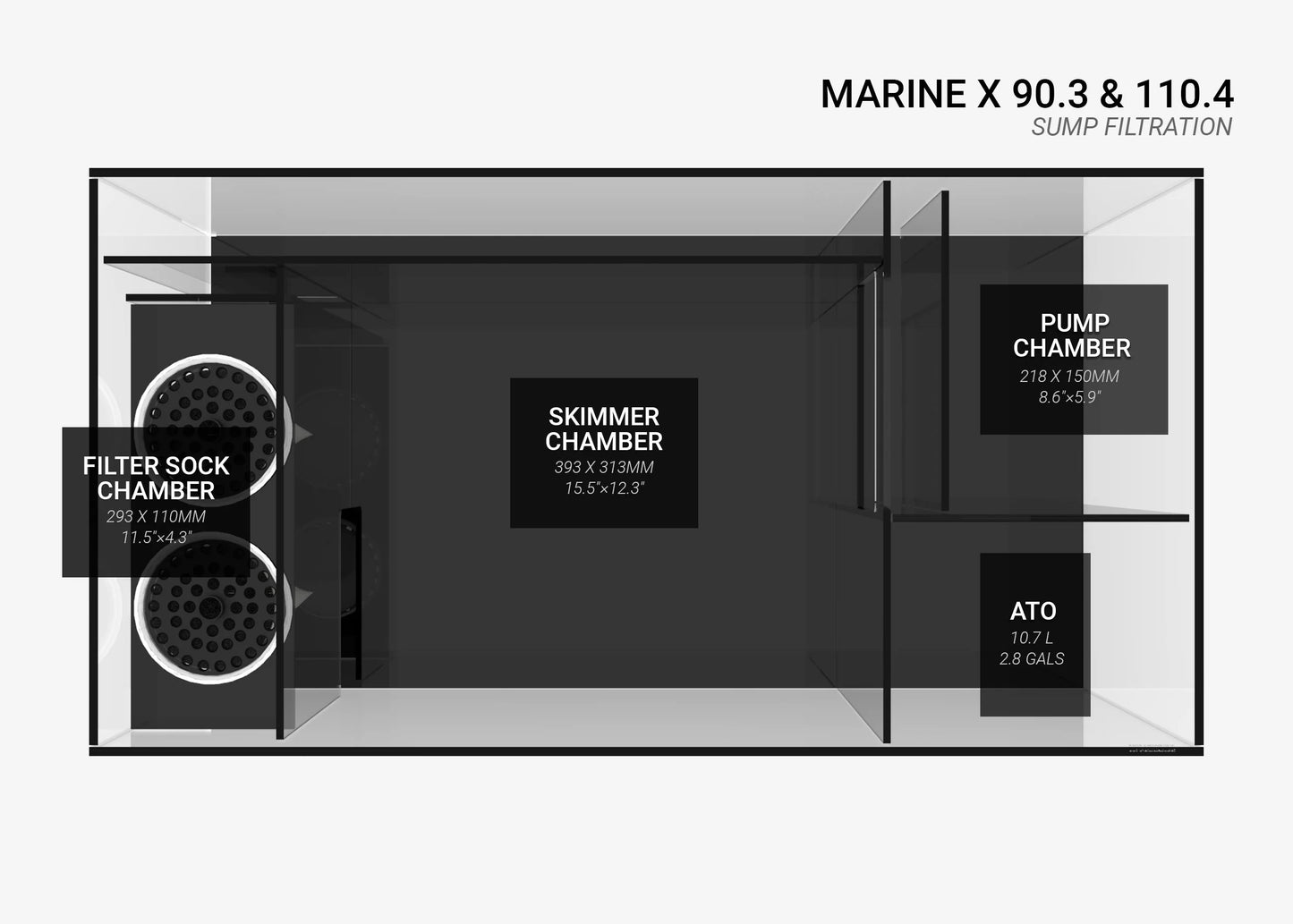 Waterbox Marine X Reef System + Cabinet