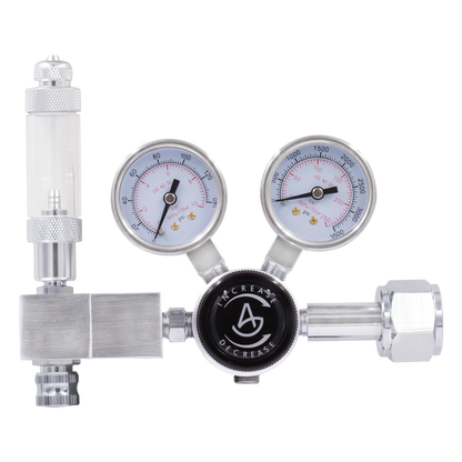 AquaLabs - Pro Dual Stage CO2 Regulator with Solenoid