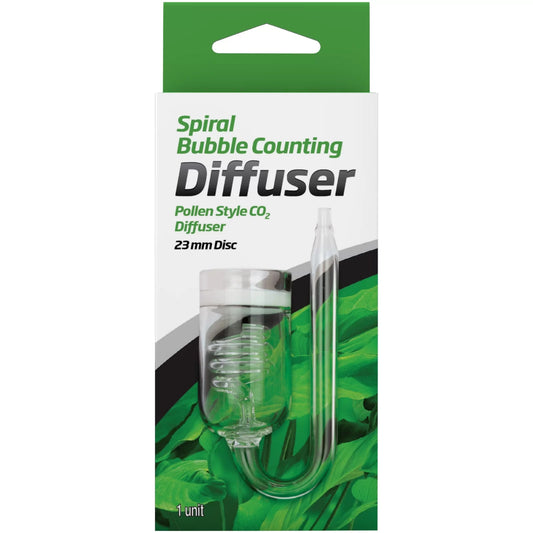 Seachem CO2 Diffuser w/ Spiral Bubble Counter
