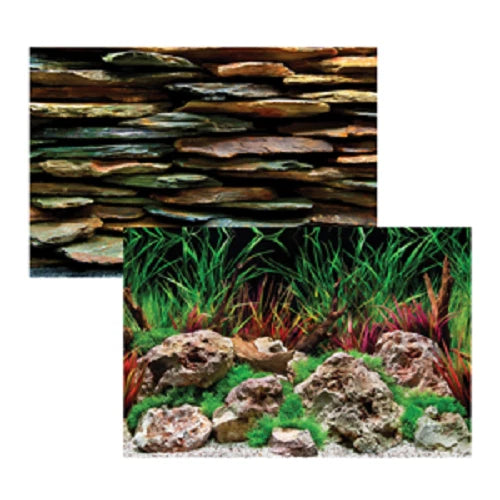 SeaView Aquarium Background - Double Sided