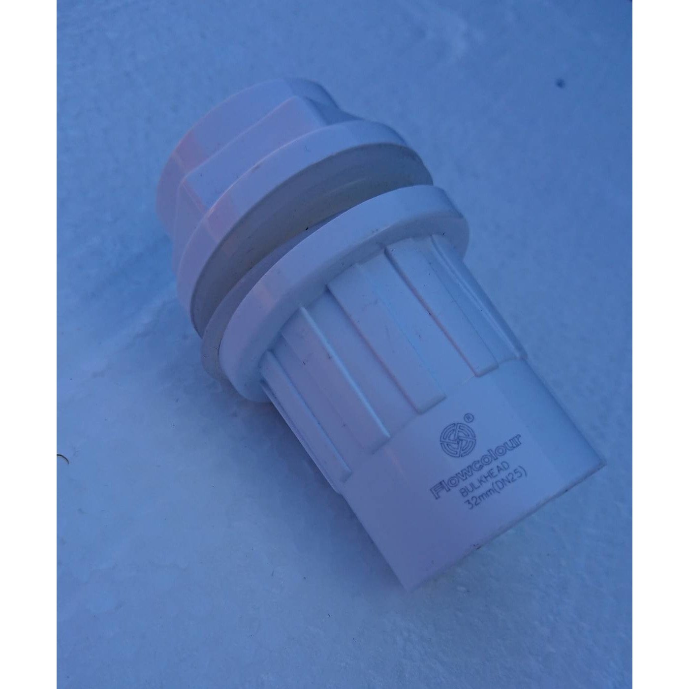 Bulkhead Fitting white