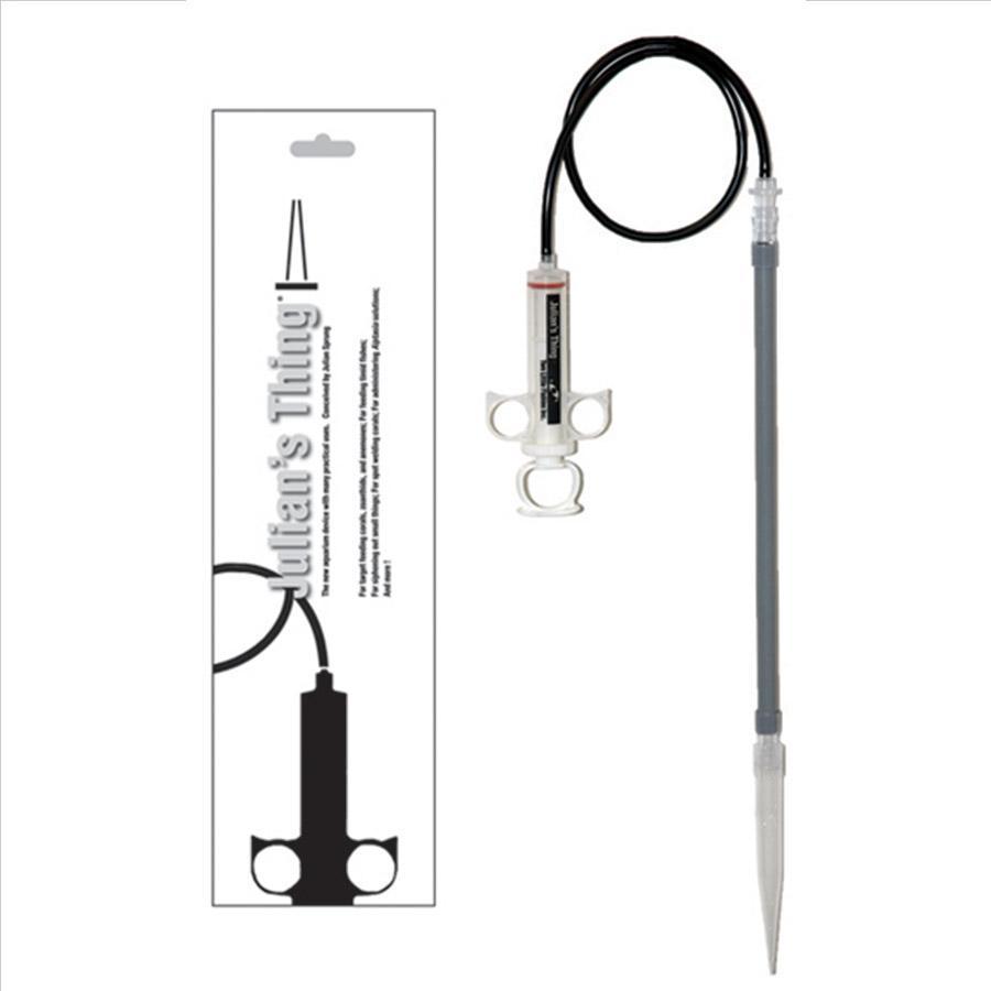 Julian's Thing device for feeding corals and fish