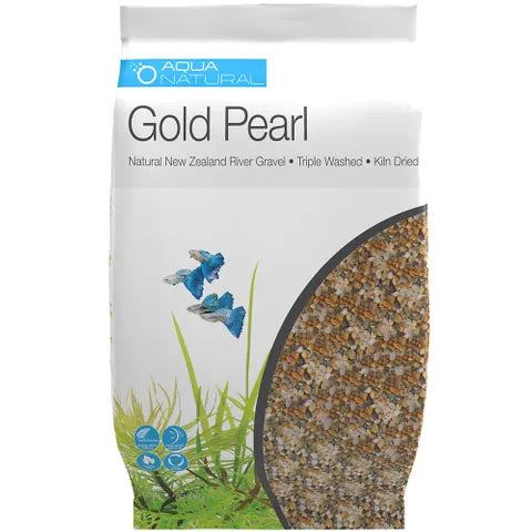 Aqua Natural - Gold Pearl Gravel