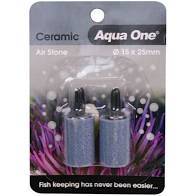 Aqua One Airstone Ceramic 25x15 2pk