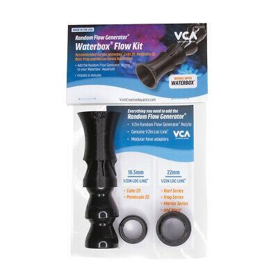 VCA Waterbox Series Flow Kit With 1/2inch Random Flow Generator Nozzle – 2 adapter sizes